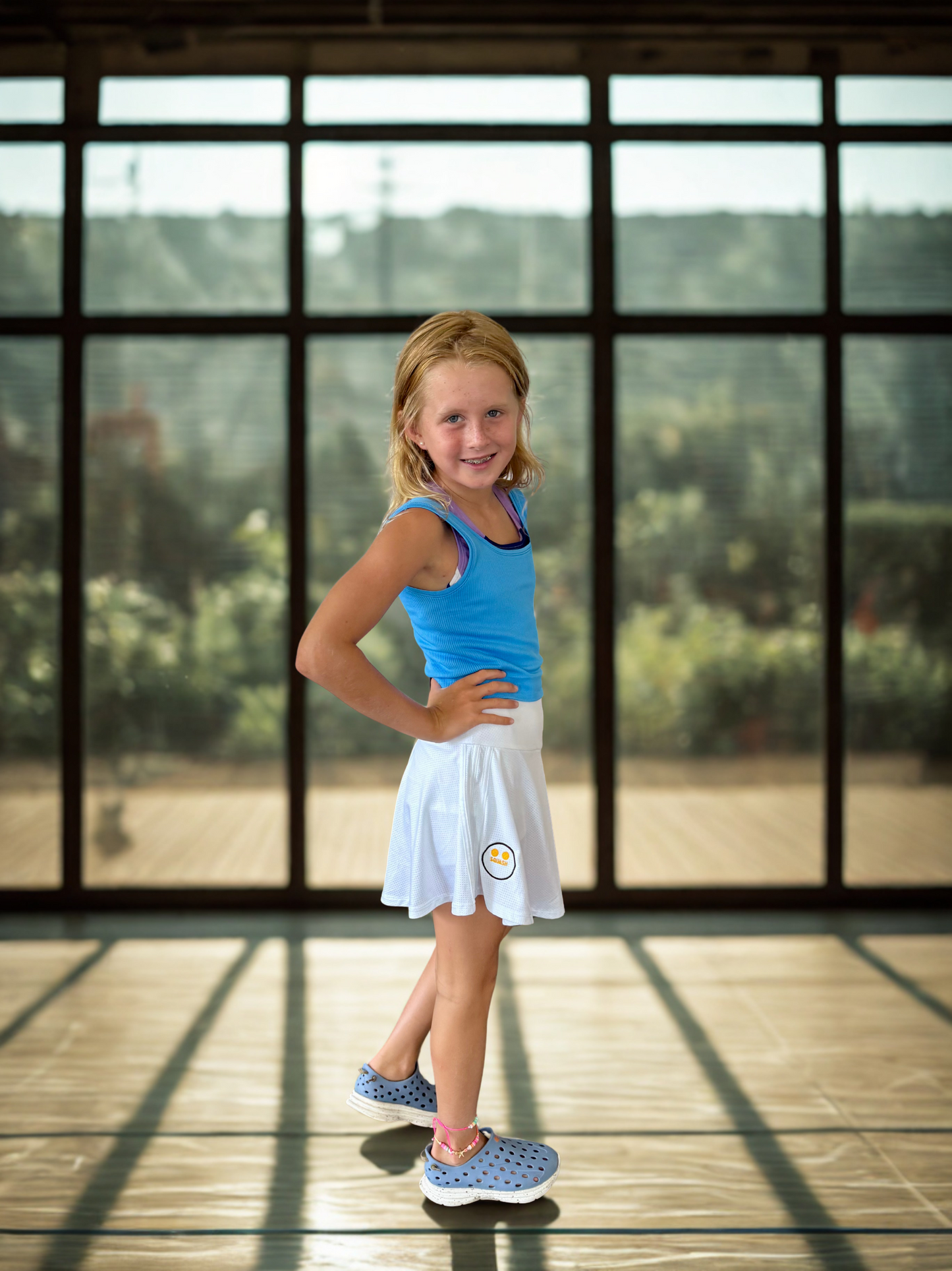 Two Yellow Dots Squash Skort