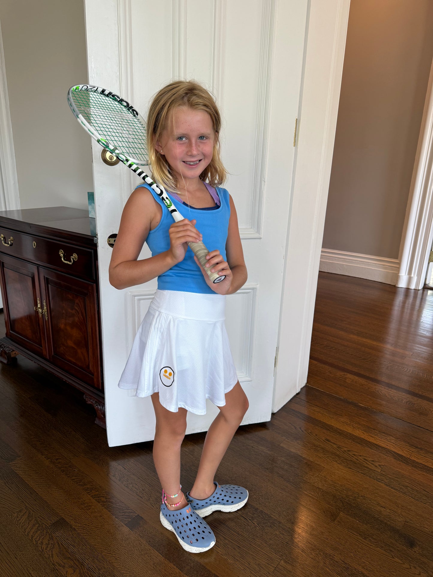 Two Yellow Dots Squash Skort