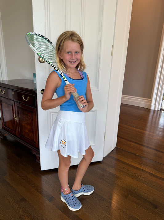 Two Yellow Dots Youth Squash Skort